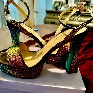 Betsy Johnson Bedazzled heels